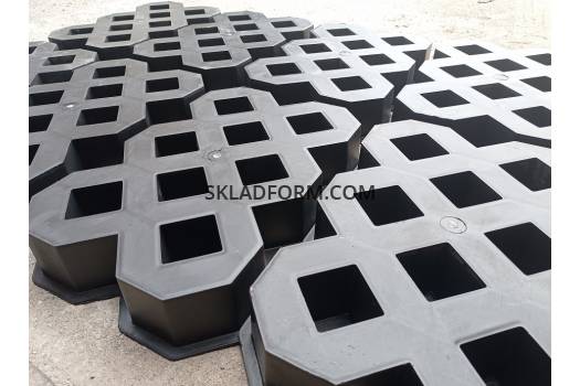 форма для тротуарной плитки решетка газонная